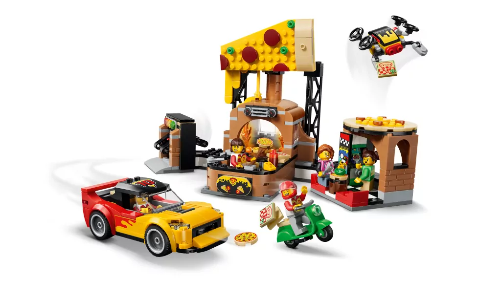 LEGO® Dostawa pizzy z pojazdami 60496 - tantis.pl