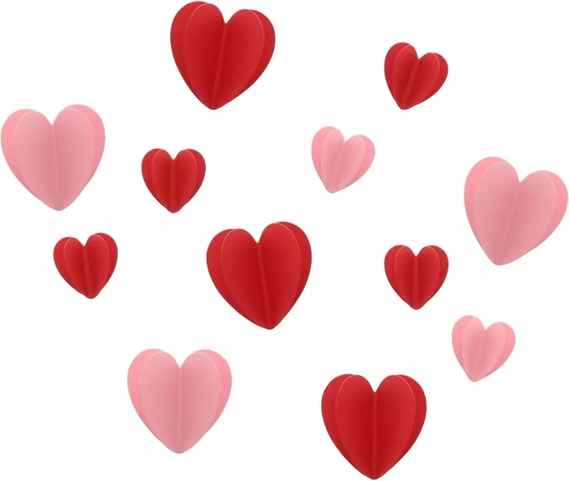 Naklejki samoprzylepne. Love is in the air, 12 sztuk - tantis.pl
