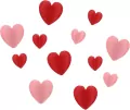 Naklejki samoprzylepne. Love is in the air, 12 sztuk - tantis.pl