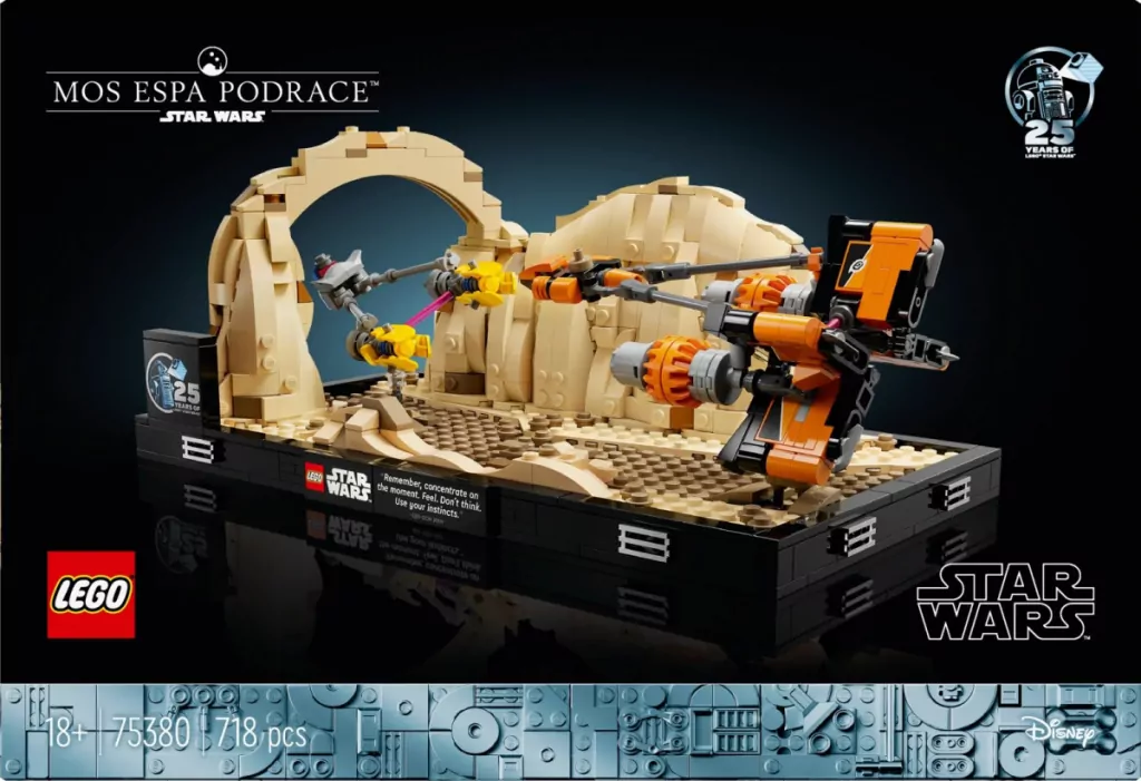 LEGO® Star Wars. Diorama: Wyścig ścigaczy w Mos Espa™ 75380 - tantis.pl