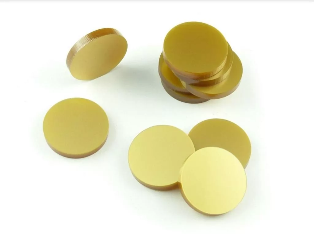 Znaczniki akryl lustro złote 22x3mm - tantis.pl