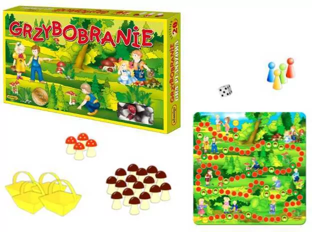 Grzybobranie. Gra planszowa. Adamigo - tantis.pl