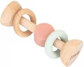 Grzechotka drewniana silikonowa Kot - tantis.pl