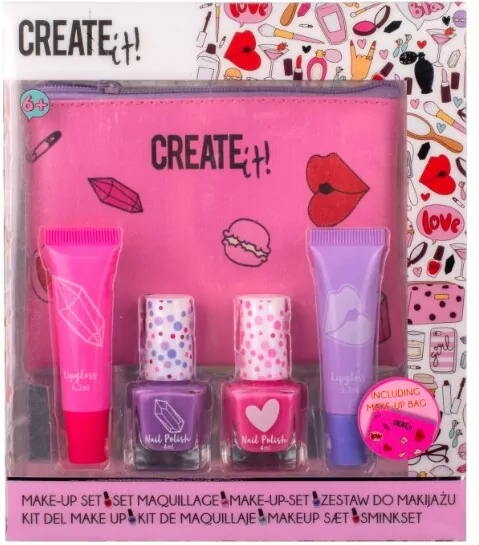 Zestaw do makijażu z kosmetyczką CREATE IT! - tantis.pl