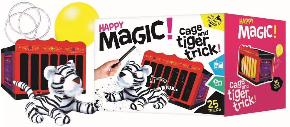 Happy Magic Tygrysek i jego klatka CARTAMUNDI - tantis.pl