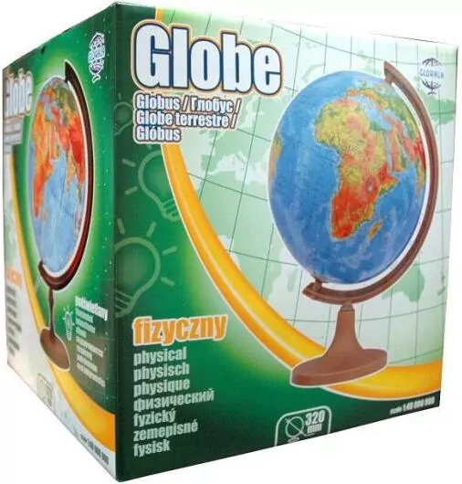 Globus fizyczny podświetlany 32 cm - tantis.pl