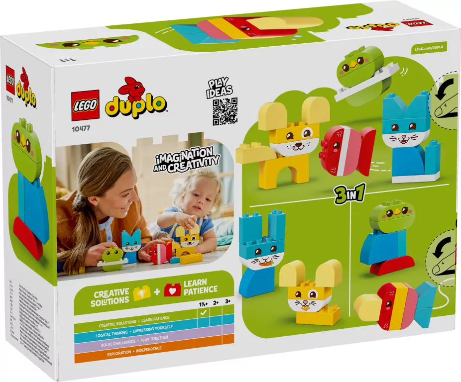 LEGO® Duplo Kreatywne zwierzaki 3w1 10477 - tantis.pl