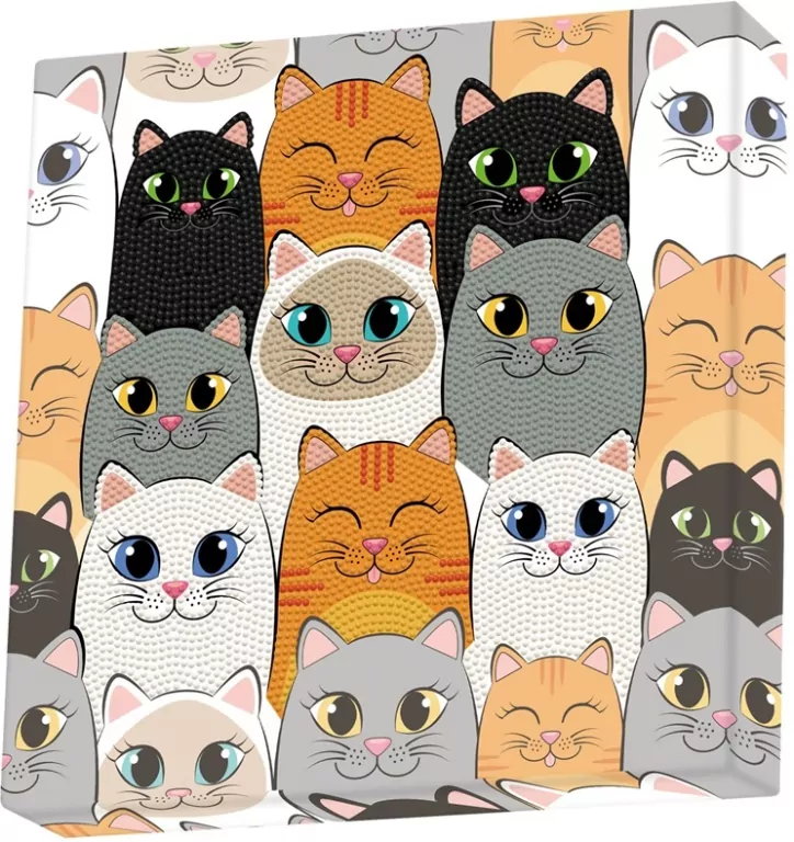 Mozaika Diamentowa. Cat Clan - tantis.pl