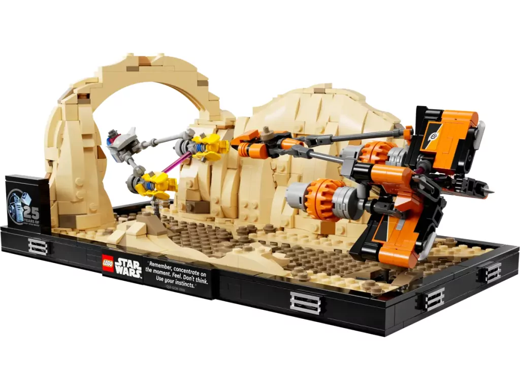 LEGO® Star Wars. Diorama: Wyścig ścigaczy w Mos Espa™ 75380 - tantis.pl