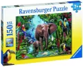 Puzzle 150 XXL. Słonie w dżungli. 129010 - tantis.pl