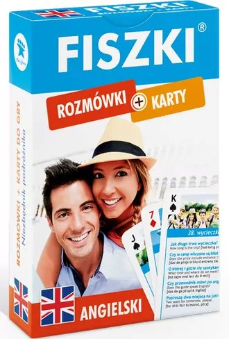 Fiszki Rozmówki angielskie + karty do gry - tantis.pl