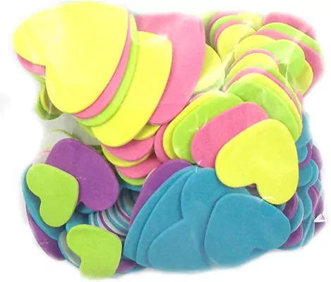 Naklejki z pianki serca