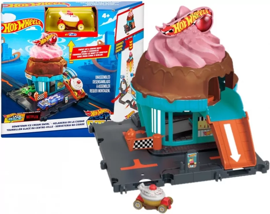 Hot Wheels City Rajdowa lodziarnia - tantis.pl