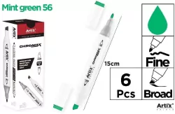 Marker Chromax z 2 końcówk. mint green 56