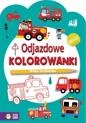 Wozy strażackie. Odjazdowe kolorowanki