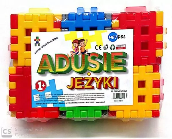 Klocki Jeżyki 36 elementów - tantis.pl