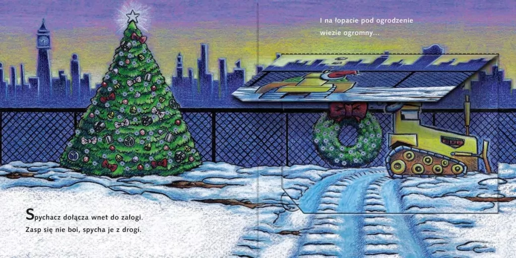 Choinkowy plac budowy. Książka z okienkami - tantis.pl