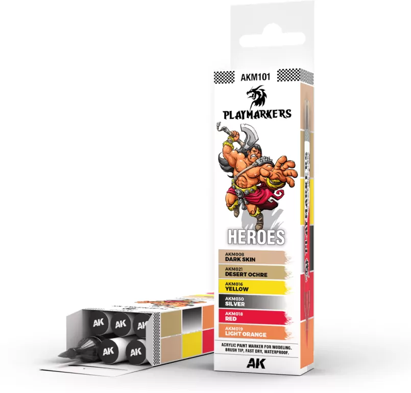 AK Interactive: Playmarkers - Heroes (6) - tantis.pl
