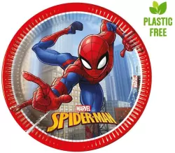 Talerzyki papierowe Spiderman 20cm