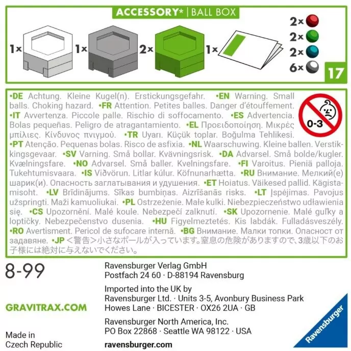 Ravensburger. Gravitrax Box - tantis.pl