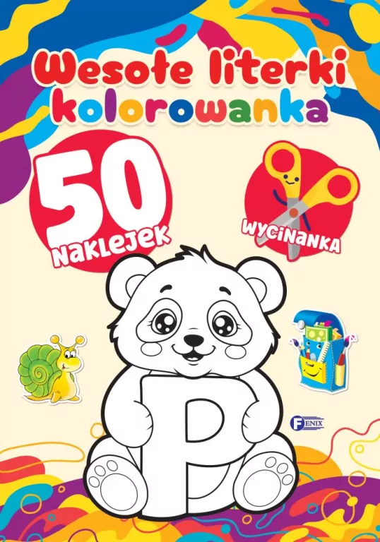 Wesołe literki. Kolorowanka - tantis.pl