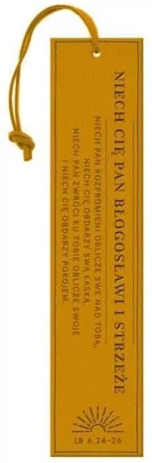 Zakładka skórzana. Niech cię Pan błogosławi - tantis.pl