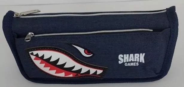 Piórnik tuba duża. Rekin Shark games YM8727 - tantis.pl