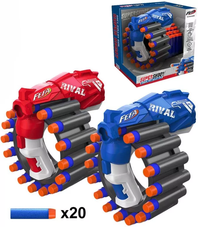 Pistolet na miękkie strzałki MIX - tantis.pl