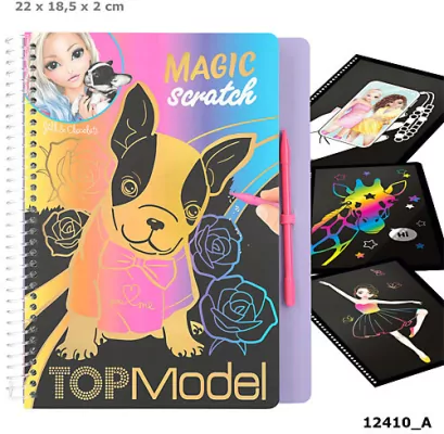 Zestaw Magic Scratch z naklejkami. TOP Model