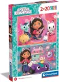 Clementoni. Puzzle 2x20. Super Kolor. Gabby's Dollhouse - tantis.pl