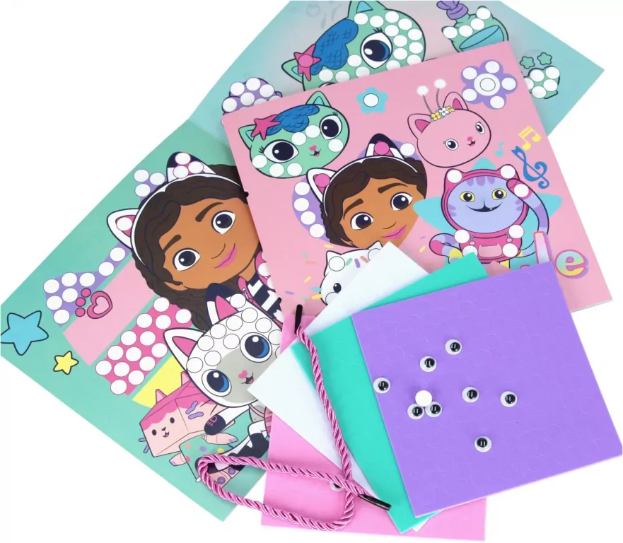 Zestaw kreatywny Książeczka z mozaikami Gabbys - tantis.pl