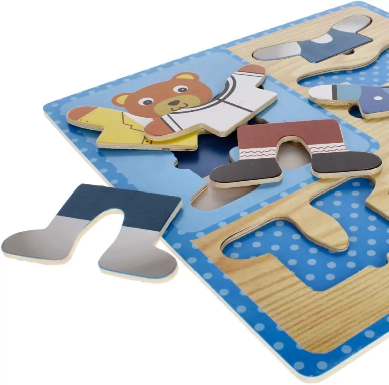 Układanka drewniana Ubieranka 8 elementów - tantis.pl