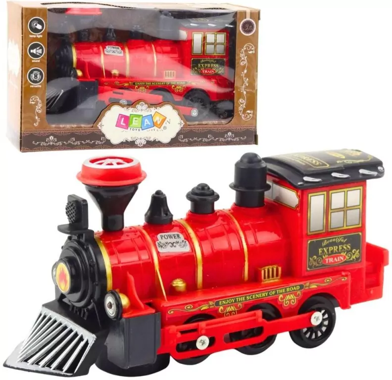 Lokomotywa klasyczna elektryczna światła dźwięki - tantis.pl