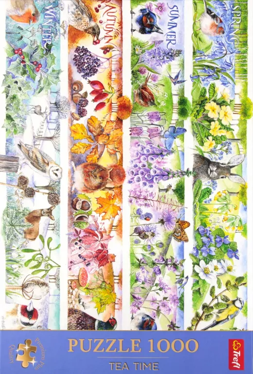 Puzzle 1000 Cztery pory roku TREFL - tantis.pl