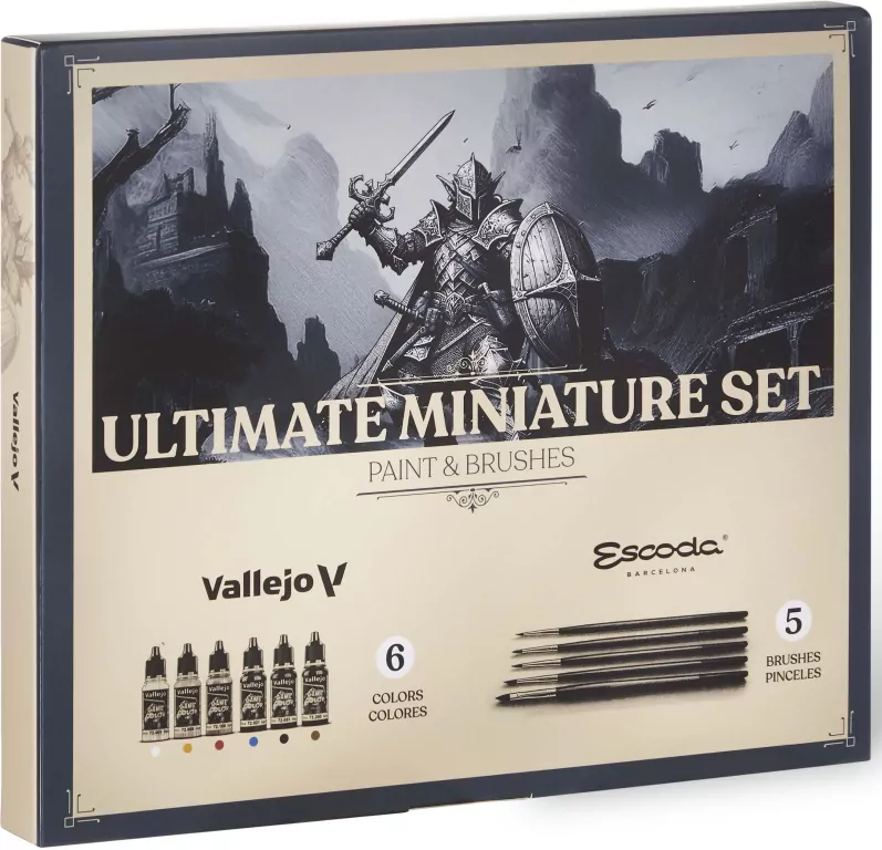 Vallejo: 72206 - Game Color - Ultimate Miniature Set - Paint & Brushes - tantis.pl