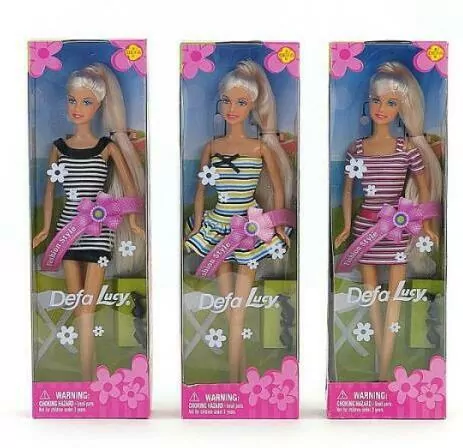 Lalka w sportowej sukience 29cm MIX - tantis.pl