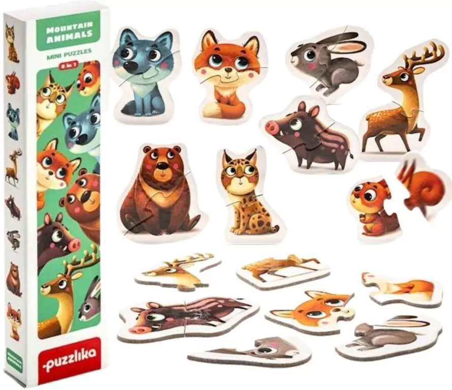 Maksik. Puzzle. Zwierzęta górskie - tantis.pl