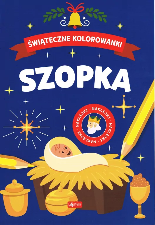 Świąteczne kolorowanki. Szopka - tantis.pl