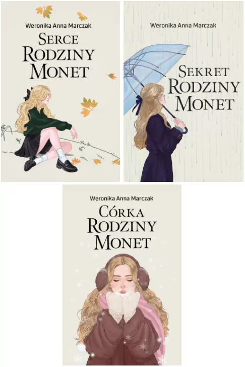 Pakiet: Serce rodziny Monet / Sekret rodziny Monet / Córka rodziny Monet. Rodzina Monet. Tom 1-3 - tantis.pl