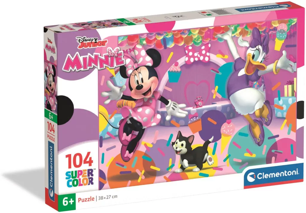 Puzzle 104 Super Color Minnie - tantis.pl