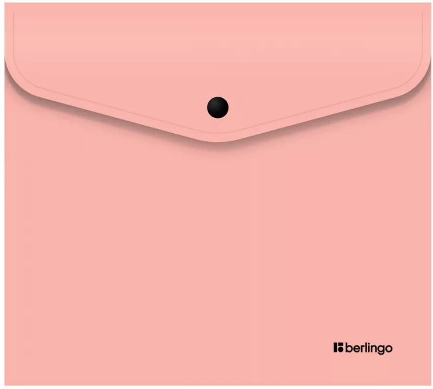 Teczka kopertowa A5 zatrzask różowa matowa - tantis.pl