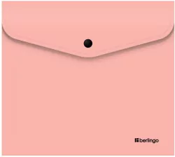 Teczka kopertowa A5 zatrzask różowa matowa