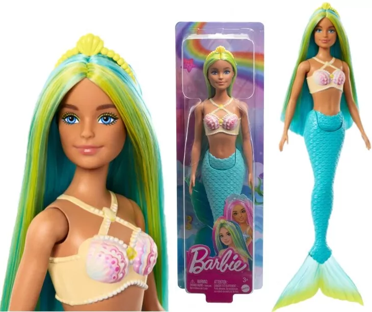 Barbie. Lalka Syrenka HRR03 - tantis.pl