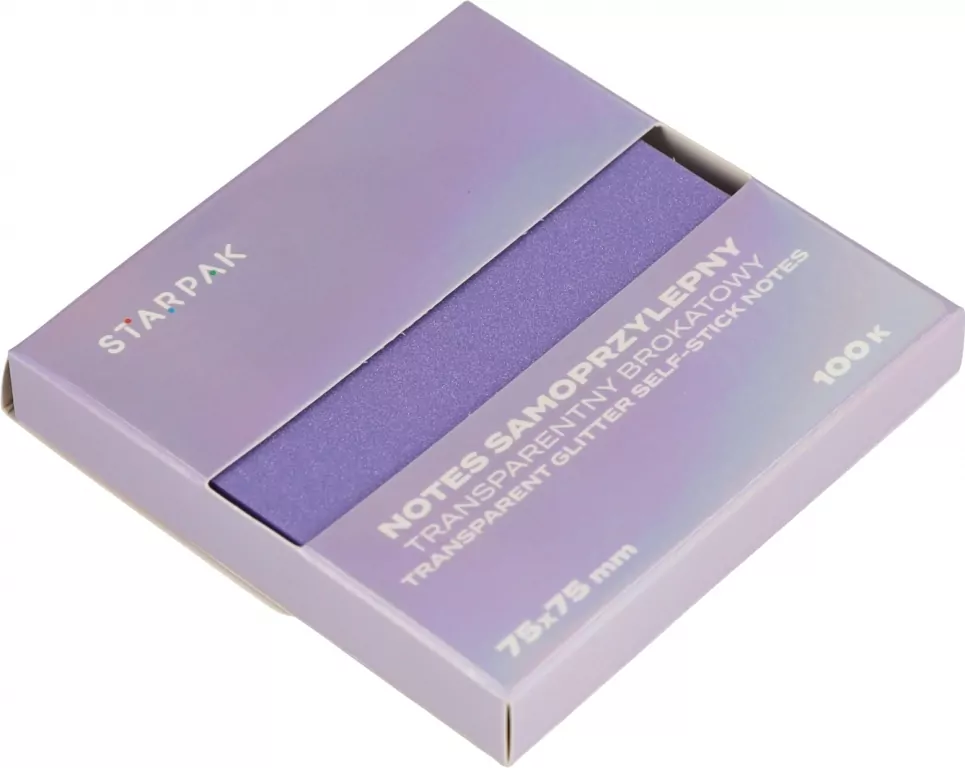 NOTES SPRZYL 75X75/100K TRANSP BROKFIO STK12/360 - tantis.pl