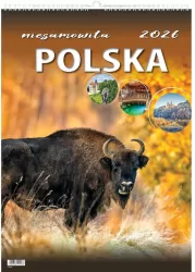Kalendarz 2026 wieloplanszowy niesamowita Polska