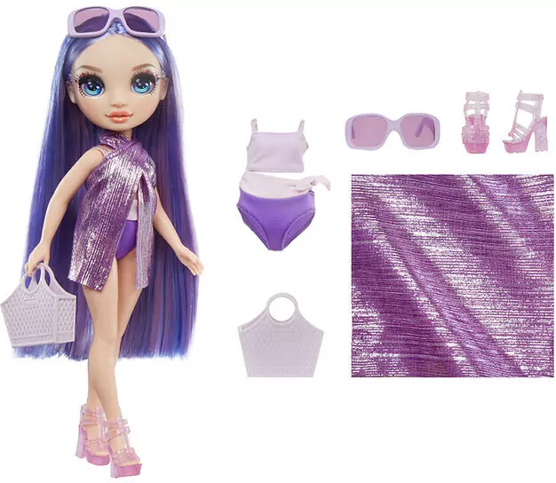 Rainbow High Swim&Style Fashion Doll - Violet - tantis.pl