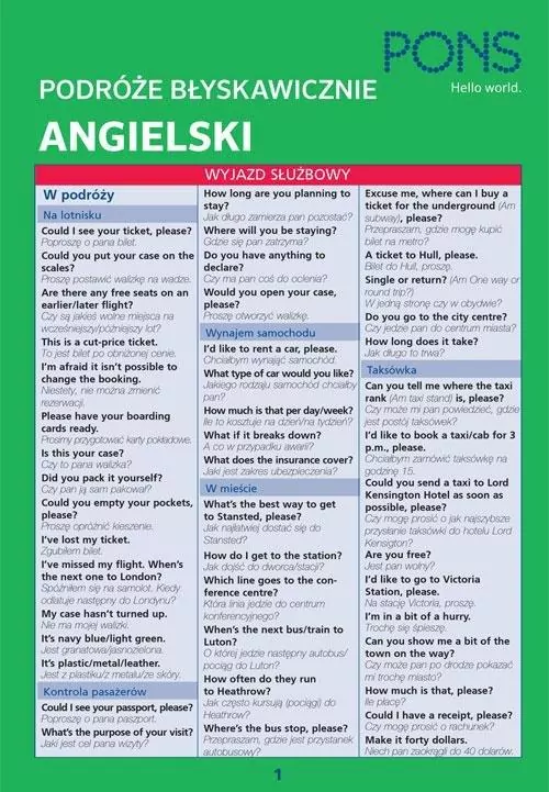 Podróże błyskawicznie. Angielski - tantis.pl