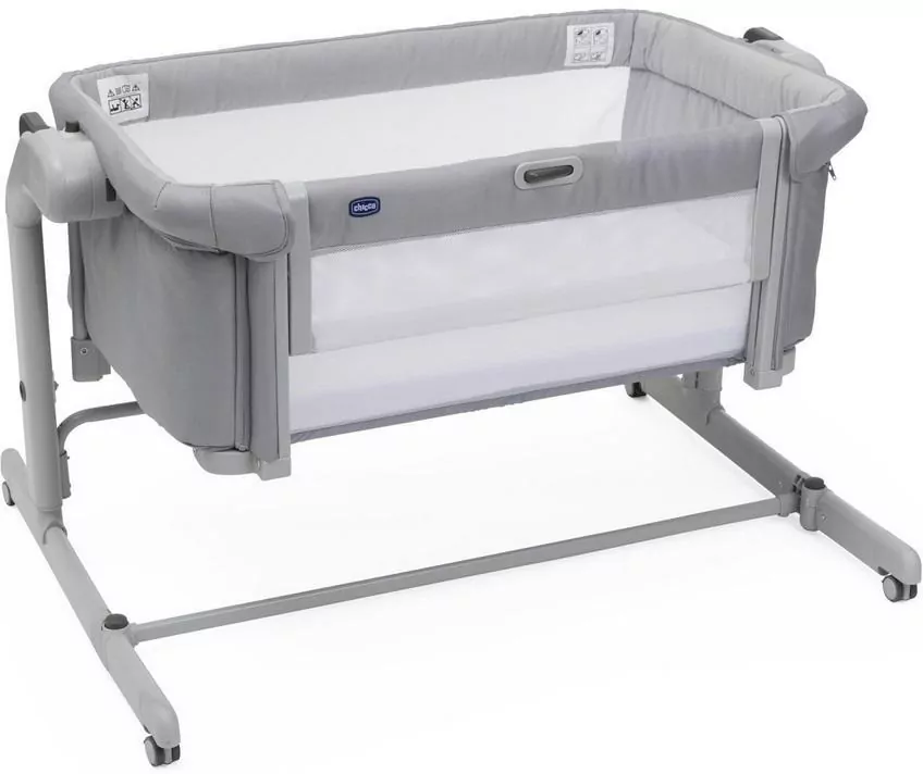 Łóżeczko Next2Me Magic Evo grey do 9kg - tantis.pl