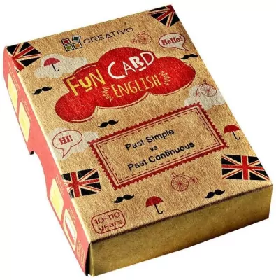 Fun Card English. Past Simple vs Past Continuous