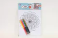 Kolorowanie po numerach + kredki Mandala - tantis.pl